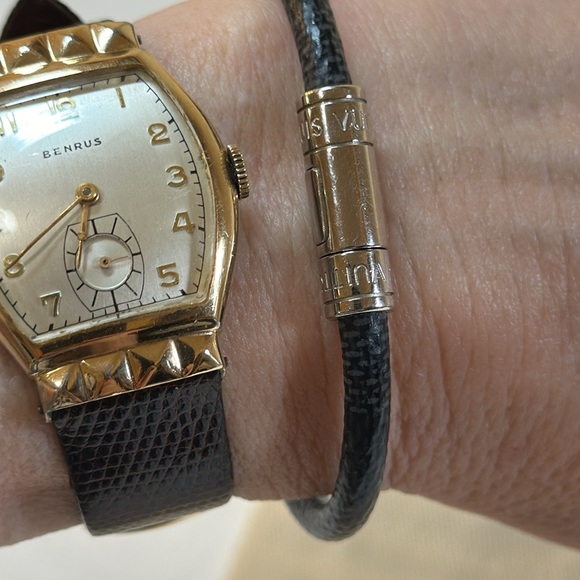 Louis Vuitton Keep It Bracelet Damier Ebene made in Spain 2021 & LV Dustbag - Picture 15 of 17